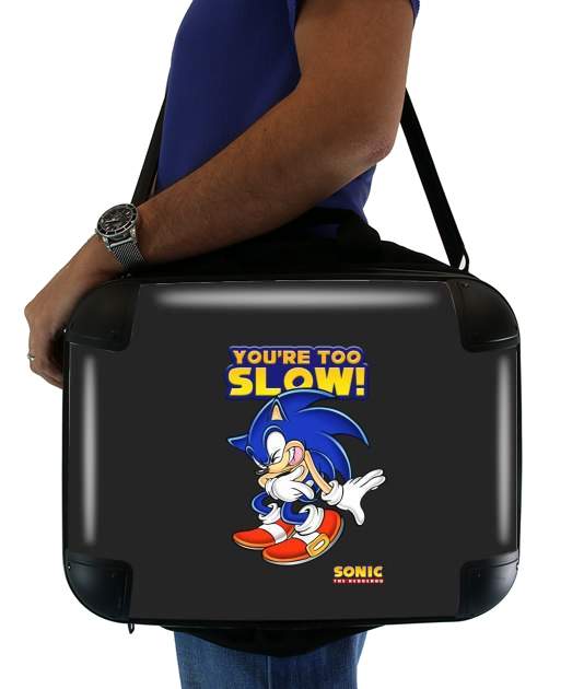You're Too Slow - Sonic für Computertasche / Notebook / Tablet