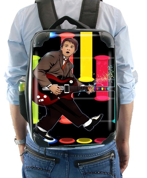 Marty McFly plays Guitar Hero für Rucksack