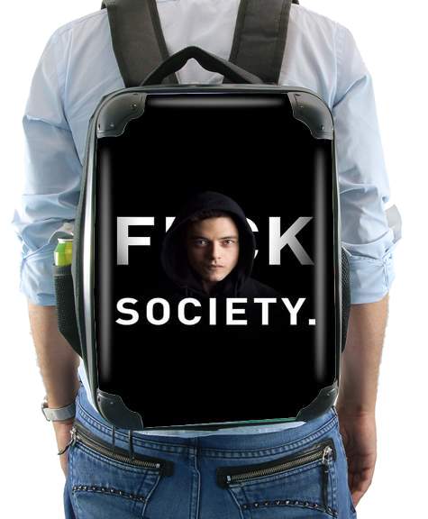 Mr Robot Fuck Society für Rucksack