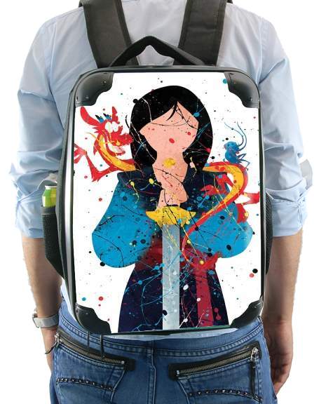 Mulan Princess Watercolor Decor für Rucksack