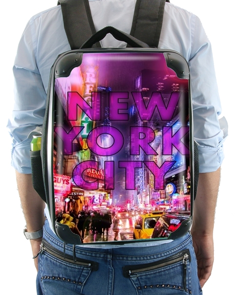 New York City - Broadway Color für Rucksack