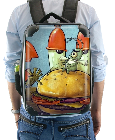 Plankton burger für Rucksack