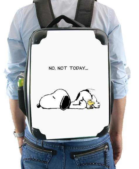 Snoopy No Not Today für Rucksack