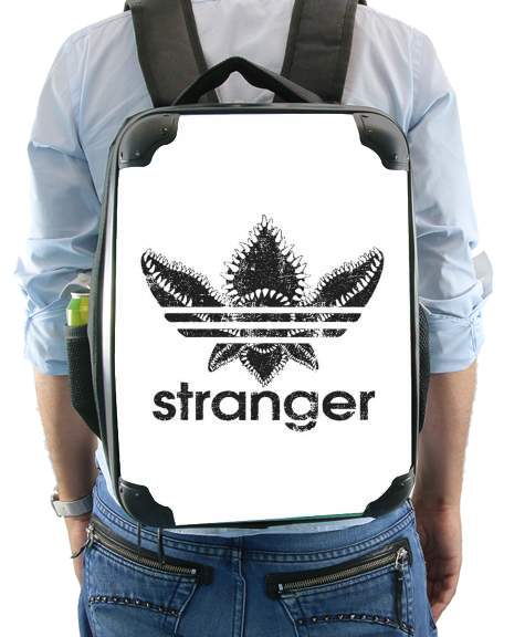 Stranger Things Demogorgon Monster JOKE Adidas Parodie Logo Serie TV für Rucksack