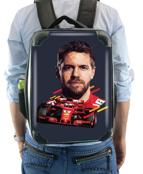 Vettel Formula One Driver für Rucksack