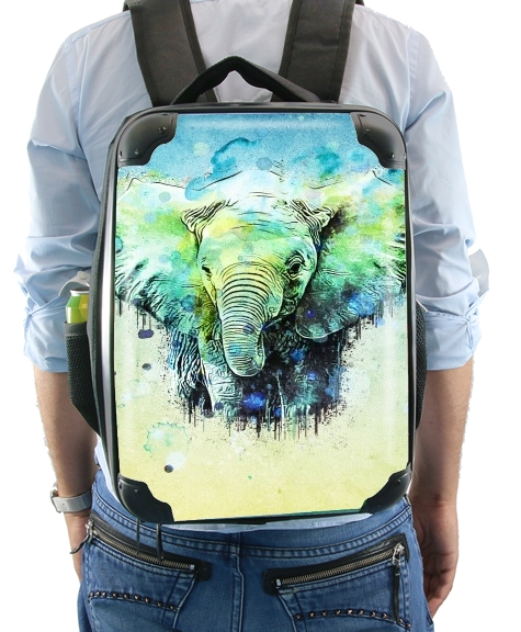 watercolor elephant für Rucksack