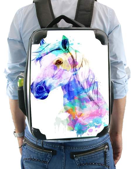 watercolor horse für Rucksack