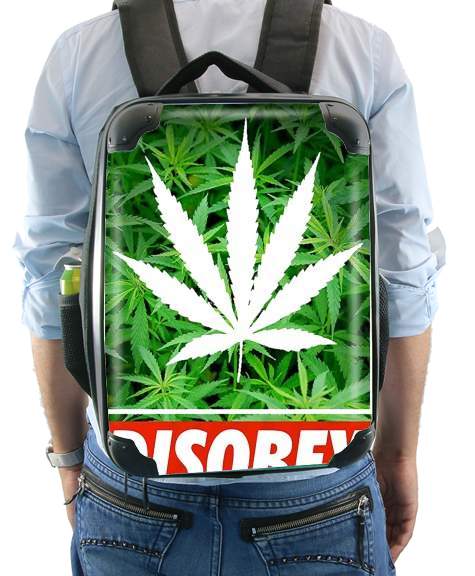 Weed Cannabis Disobey für Rucksack