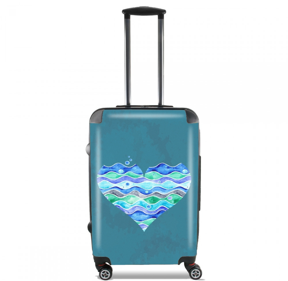 A Sea of Love (blue) für Kabinengröße Koffer
