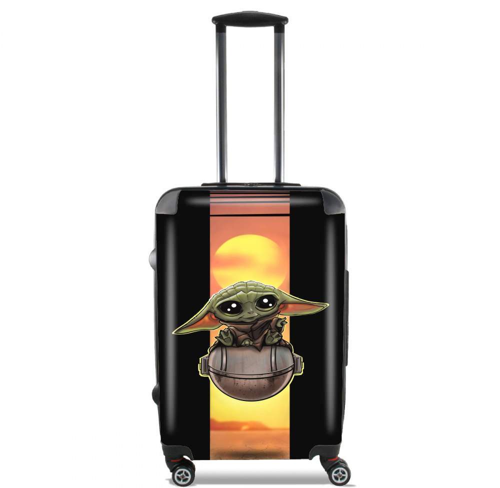 Baby Yoda für Kabinengröße Koffer