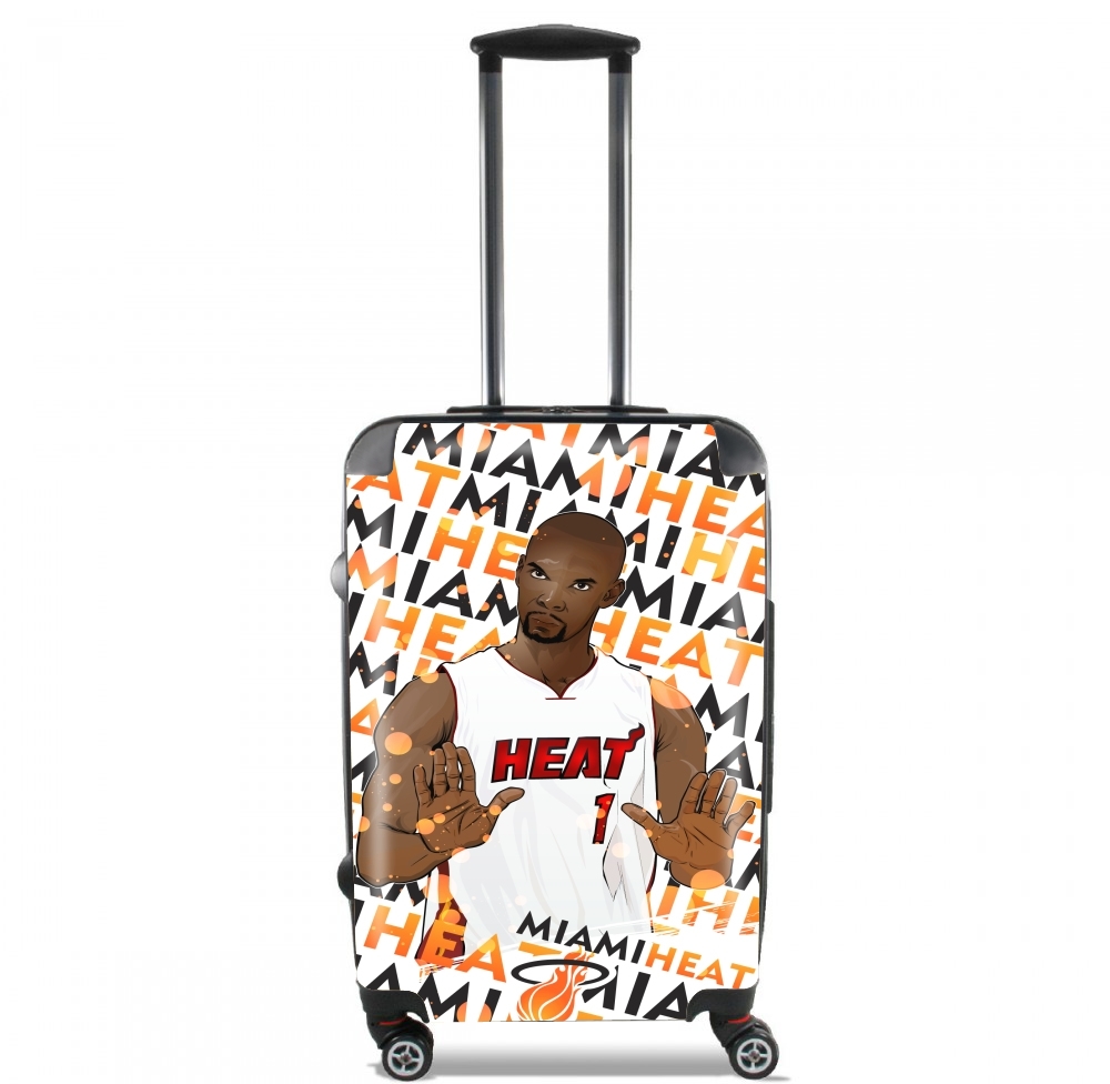 Basketball Stars: Chris Bosh - Miami Heat für Kabinengröße Koffer