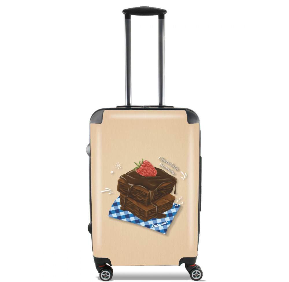 Brownie Chocolate für Kabinengröße Koffer