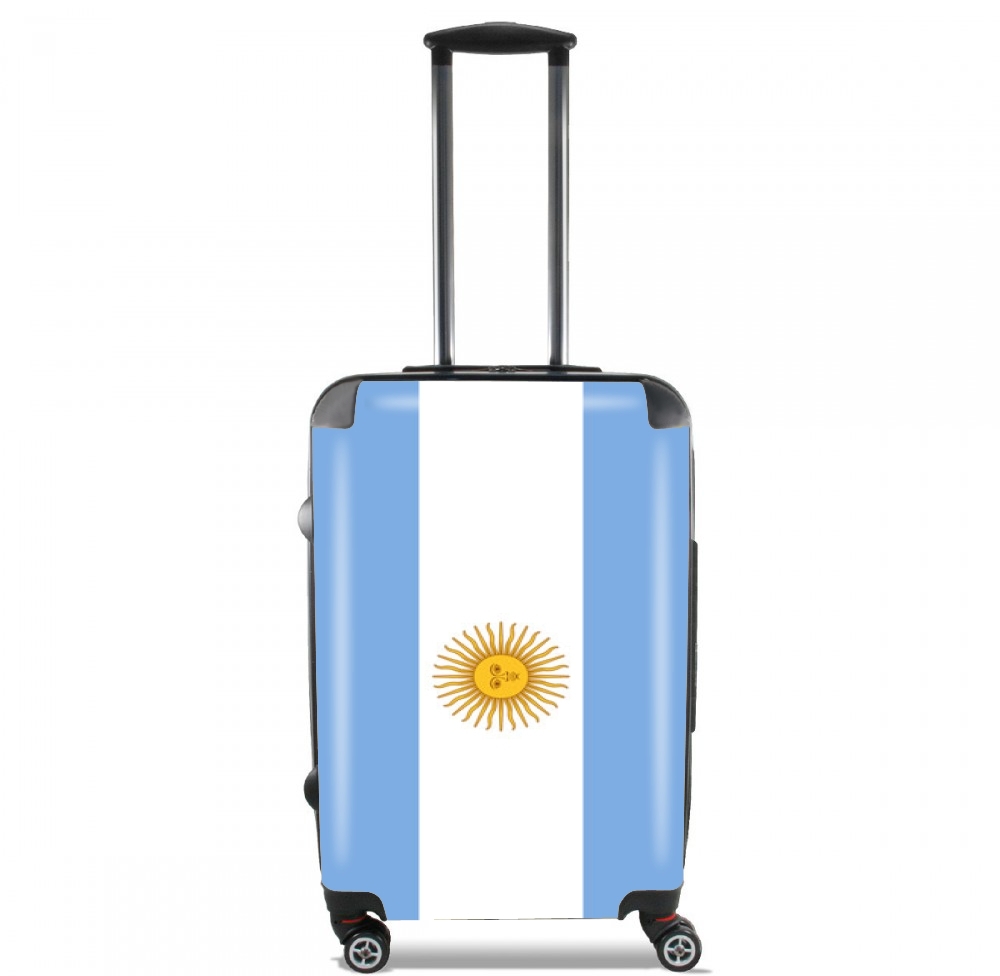 Fahne Argentinien für Kabinengröße Koffer