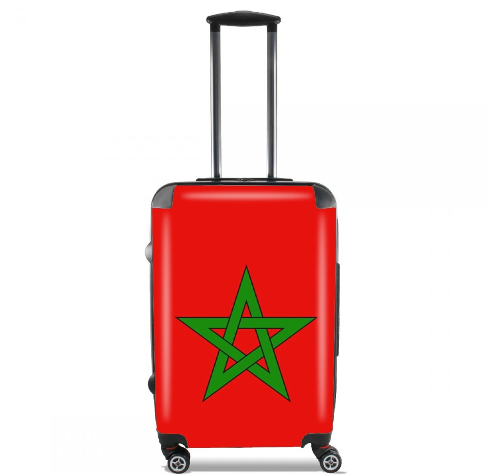 Fahne Marokko für Kabinengröße Koffer