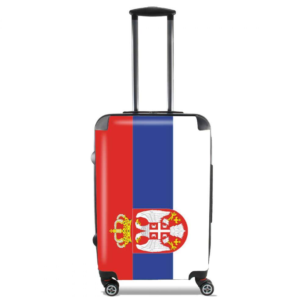 Flagge von Serbien für Kabinengröße Koffer