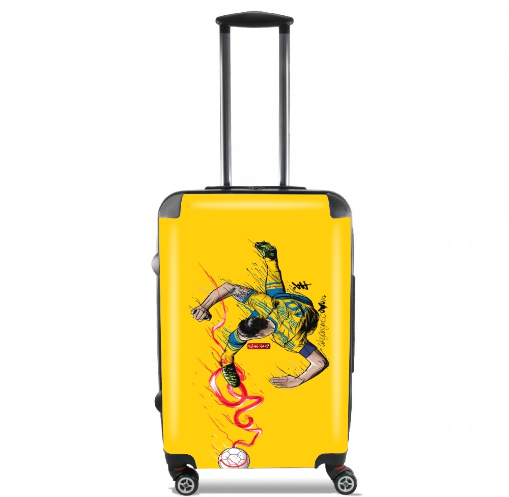 FantaSweden Zlatan Swirl für Kabinengröße Koffer