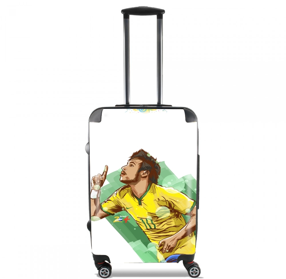 Football Stars: Neymar Jr - Brasil für Kabinengröße Koffer