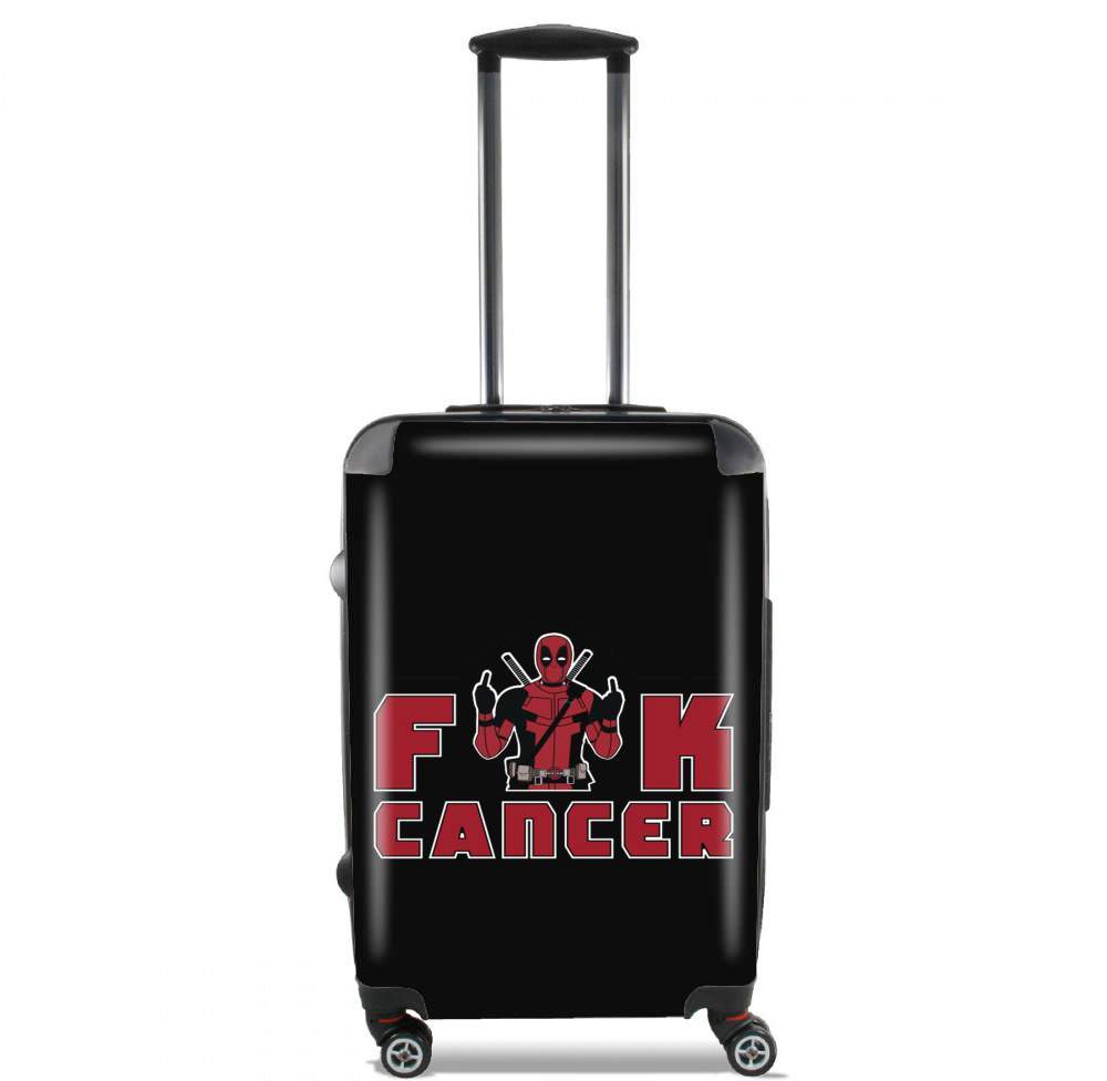 Fuck Cancer With Deadpool für Kabinengröße Koffer