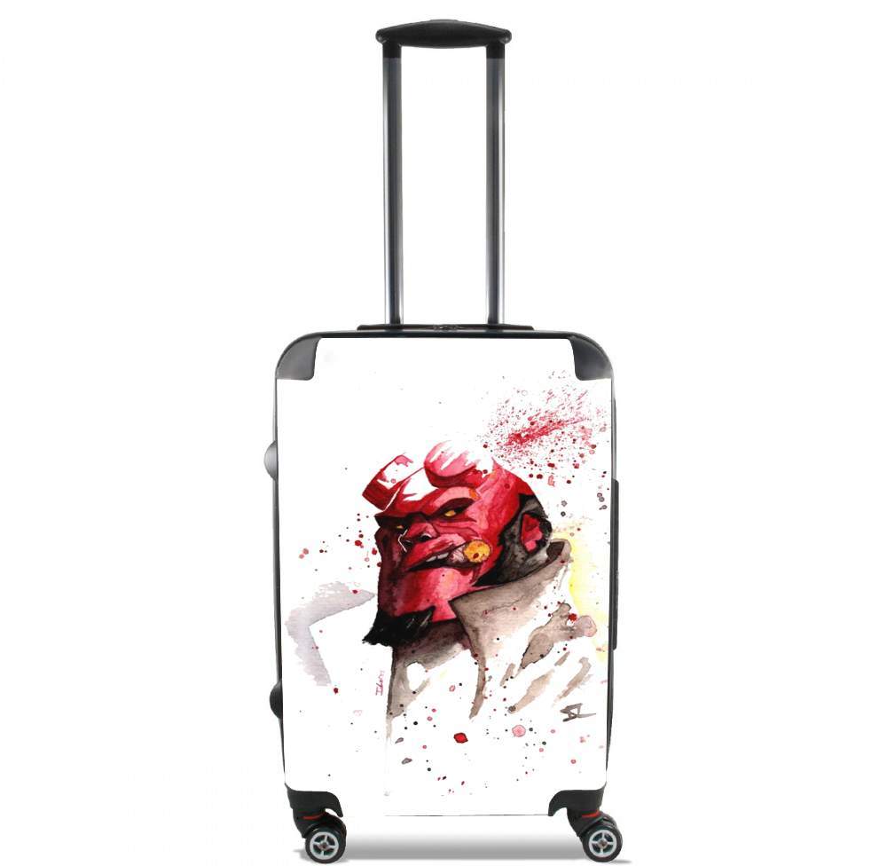 Hellboy Watercolor Art für Kabinengröße Koffer