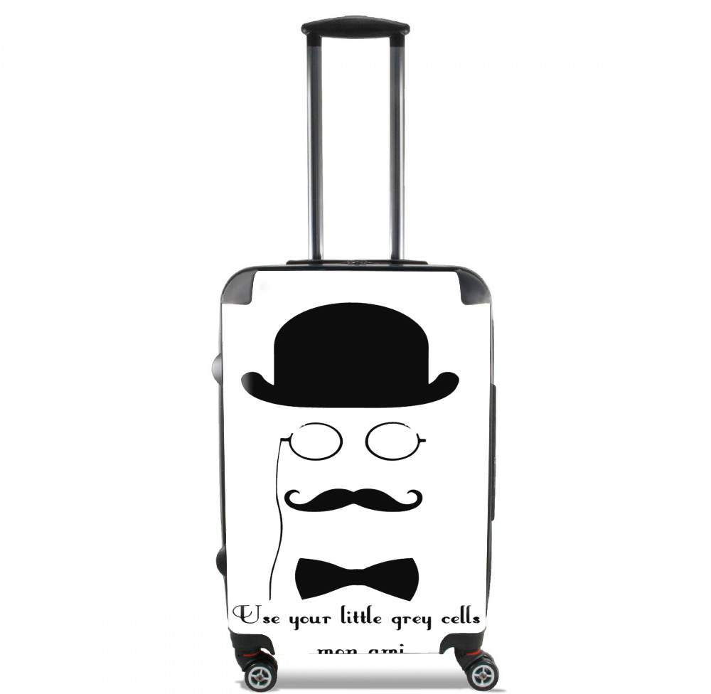 Hercules Poirot Quotes für Kabinengröße Koffer