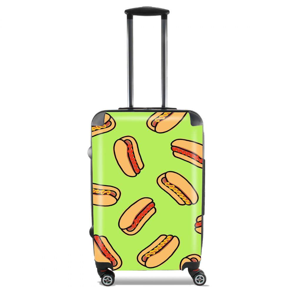Hot Dog pattern für Kabinengröße Koffer