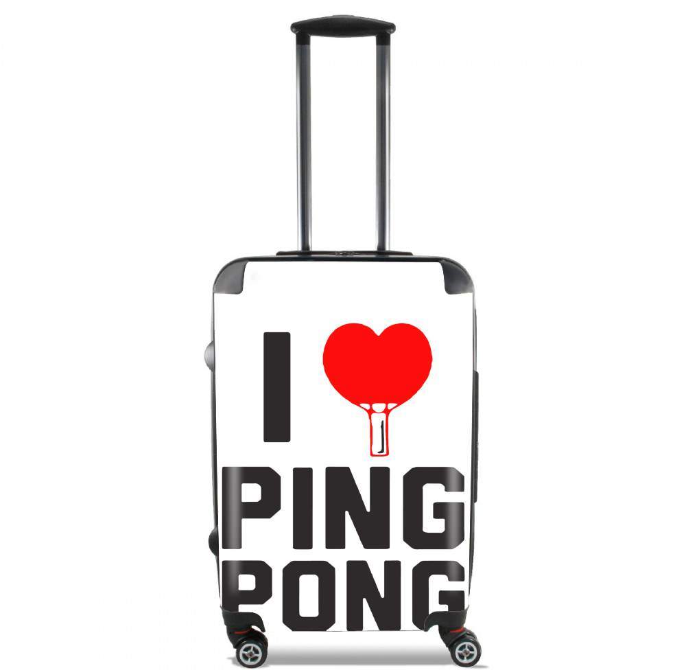 I love Ping Pong für Kabinengröße Koffer