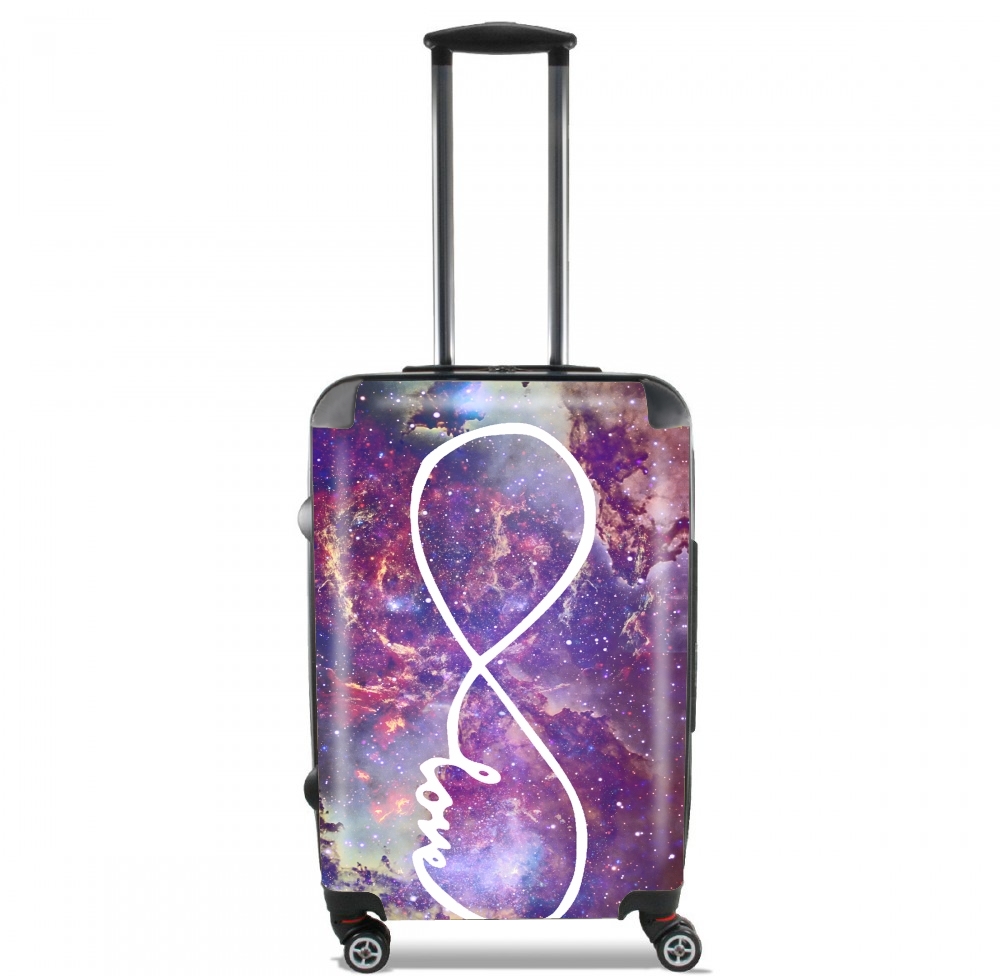 Infinity Love Galaxy für Kabinengröße Koffer