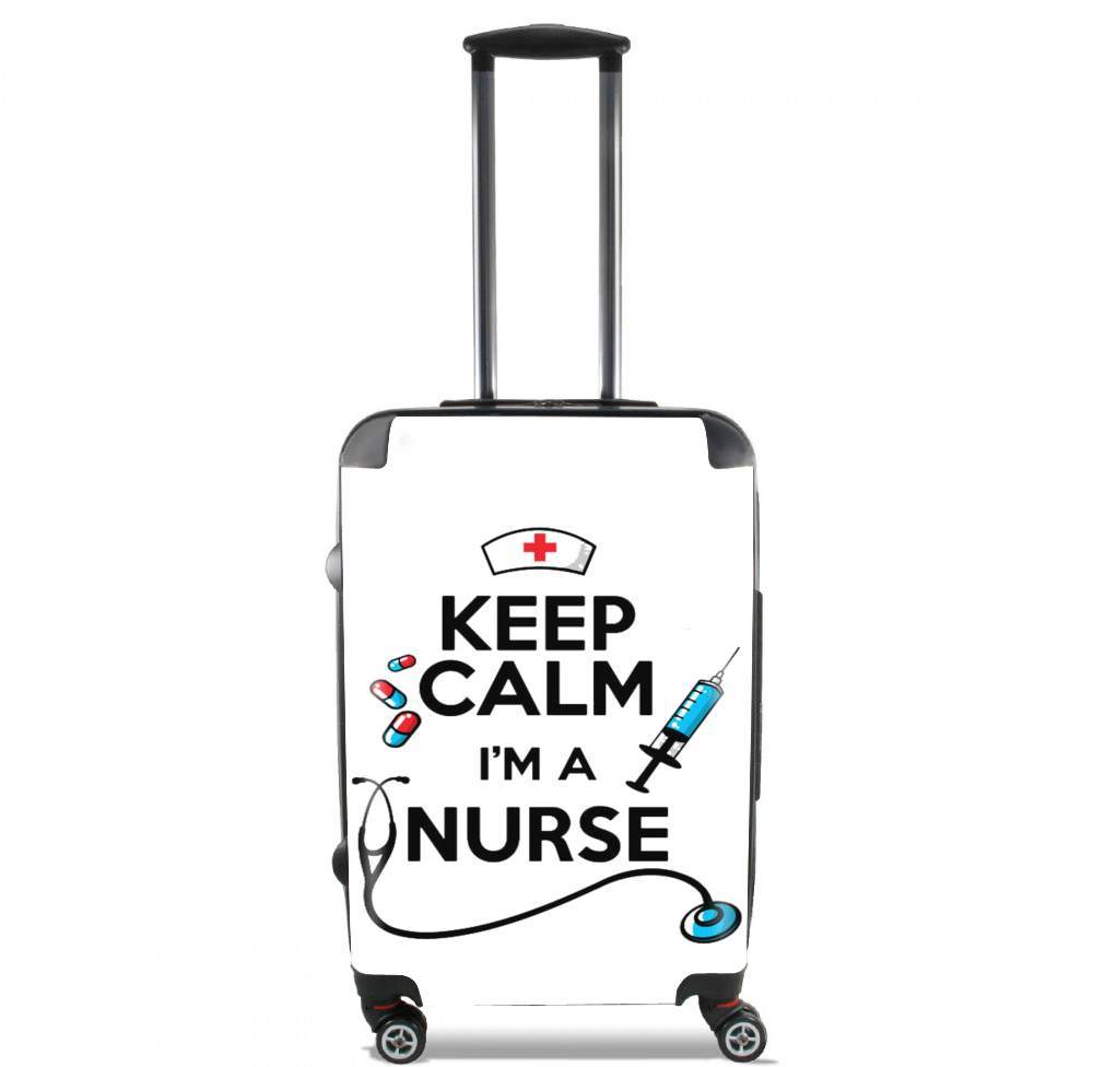 Keep calm I am a nurse für Kabinengröße Koffer