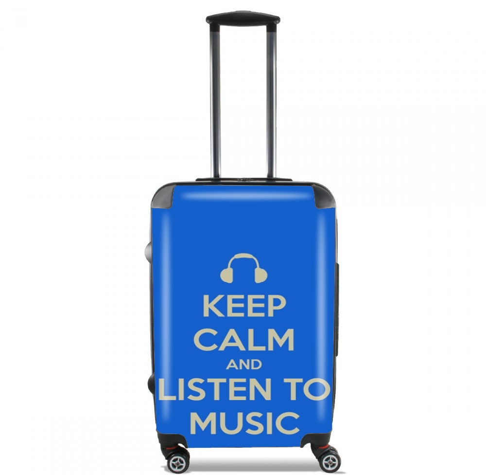 Keep Calm And Listen to Music für Kabinengröße Koffer
