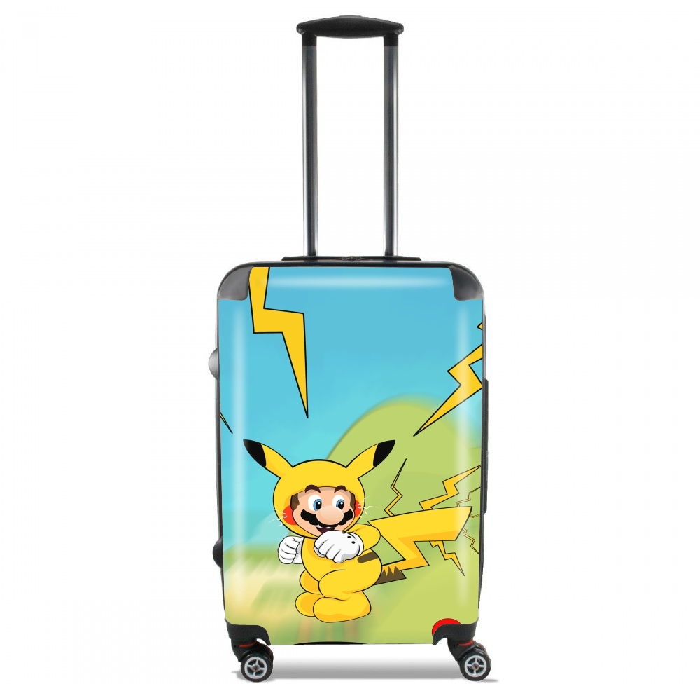 Mario mashup Pikachu Impact-hoo! für Kabinengröße Koffer