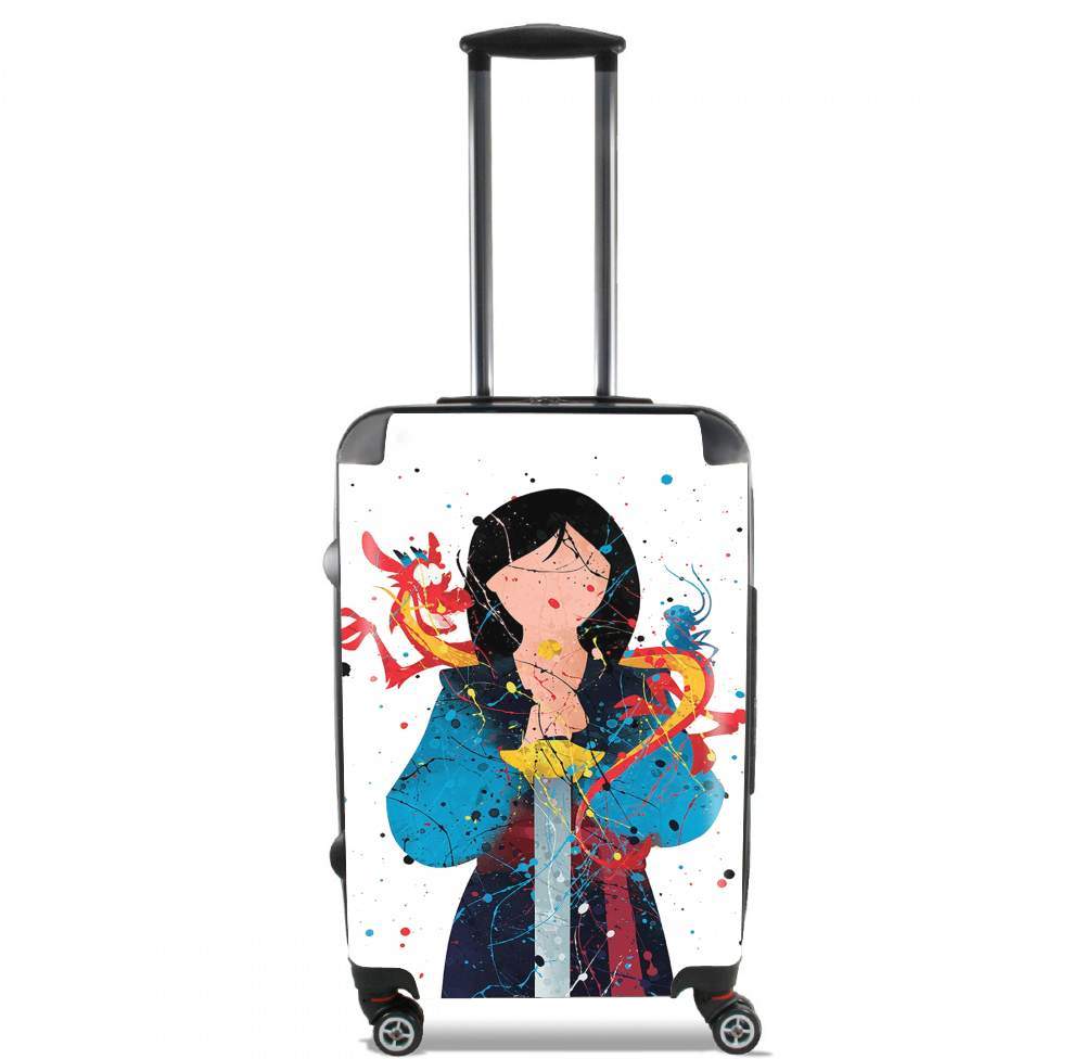 Mulan Princess Watercolor Decor für Kabinengröße Koffer