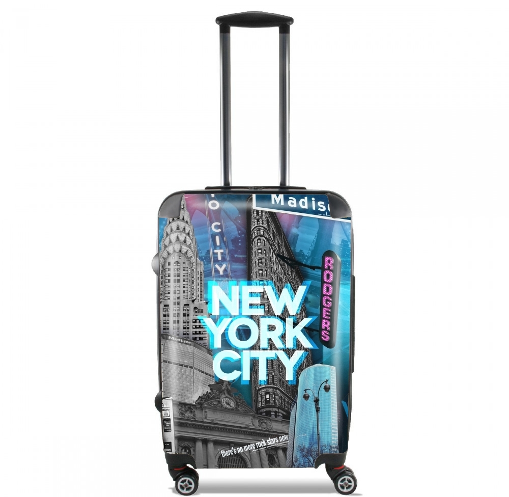 New York City II [blue] für Kabinengröße Koffer