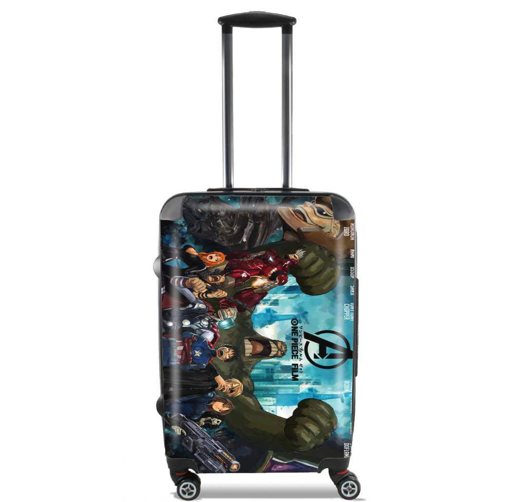 One Piece Mashup Avengers für Kabinengröße Koffer