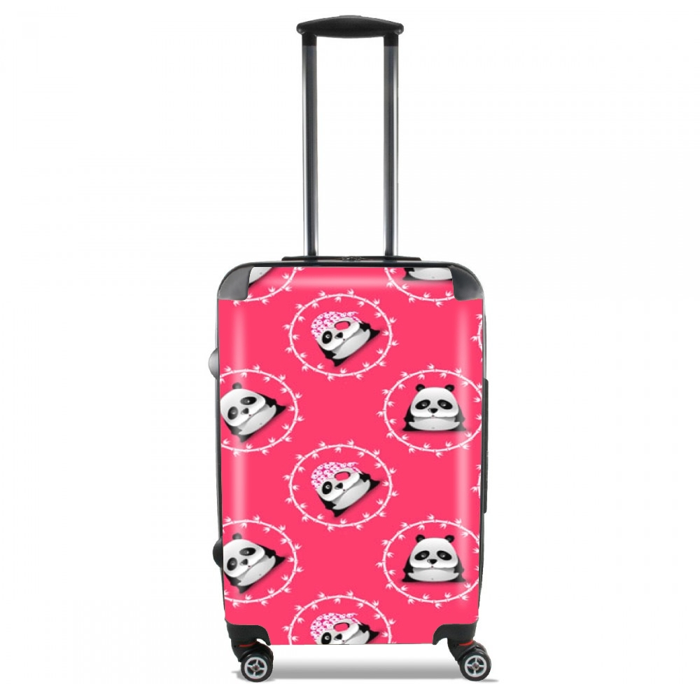Pink Panda für Kabinengröße Koffer