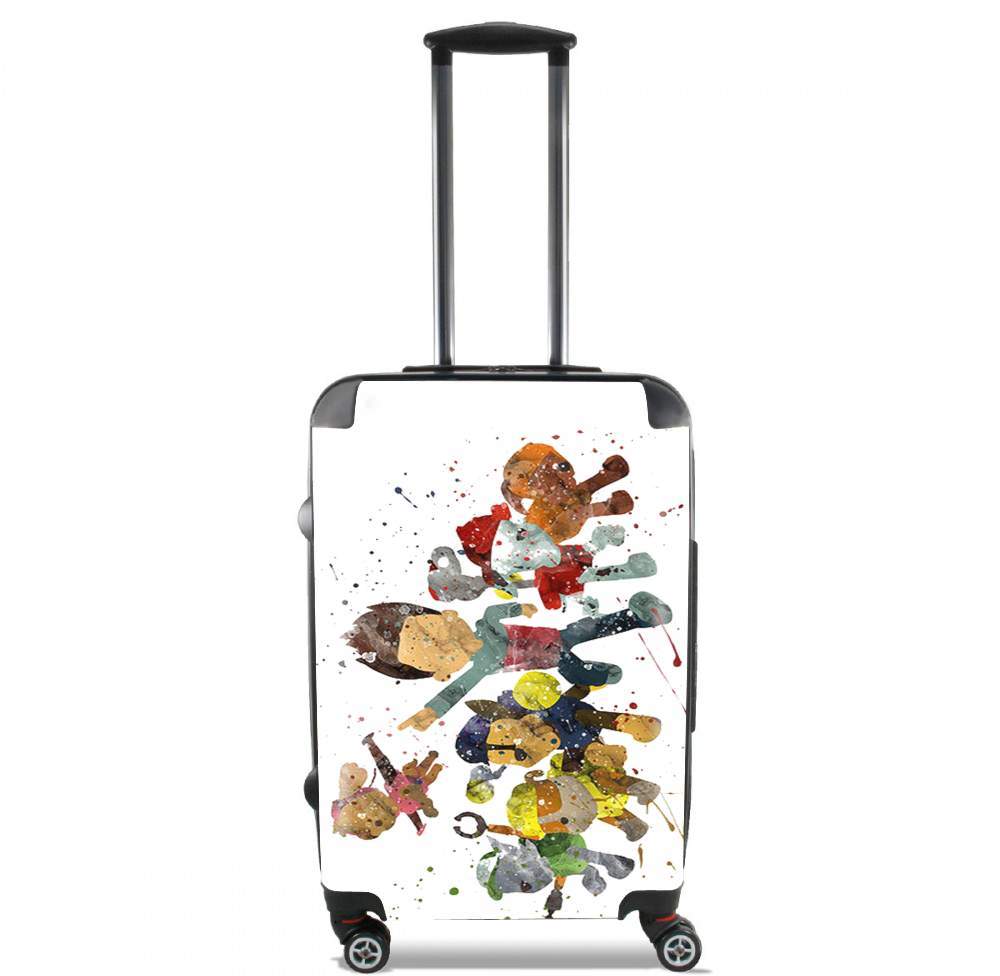 Paw Patrol Watercolor Art für Kabinengröße Koffer