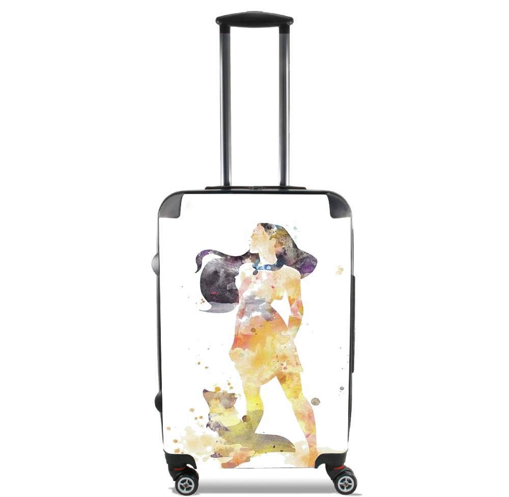 Pocahontas Watercolor Art für Kabinengröße Koffer