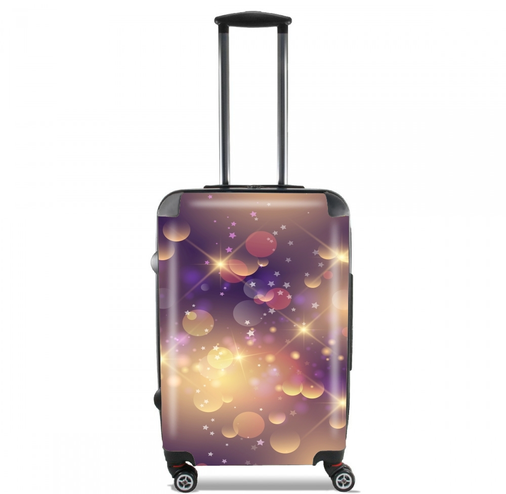 Purple Sparkles für Kabinengröße Koffer
