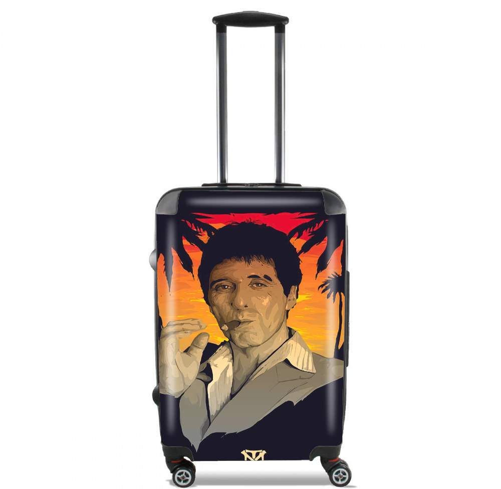 Scarface Tony Montana für Kabinengröße Koffer