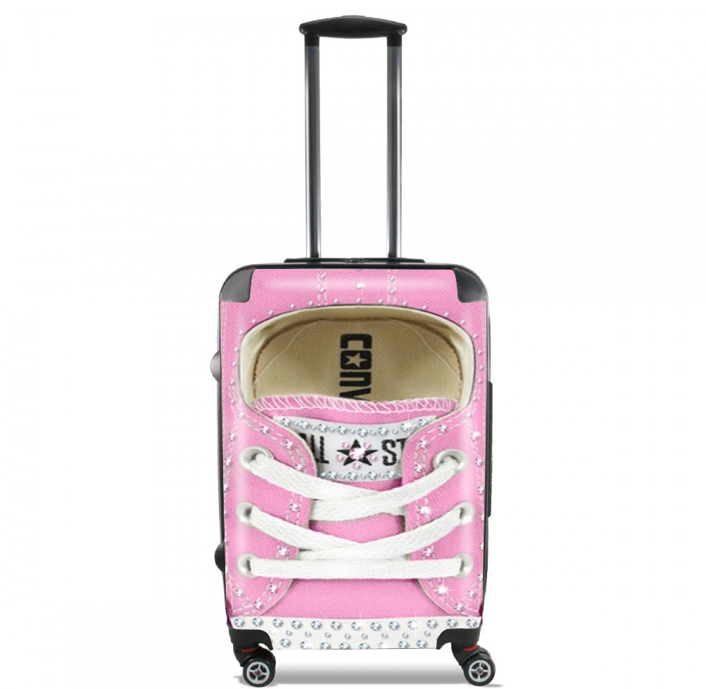 All Star Basket shoes Pink Diamonds für Kabinengröße Koffer