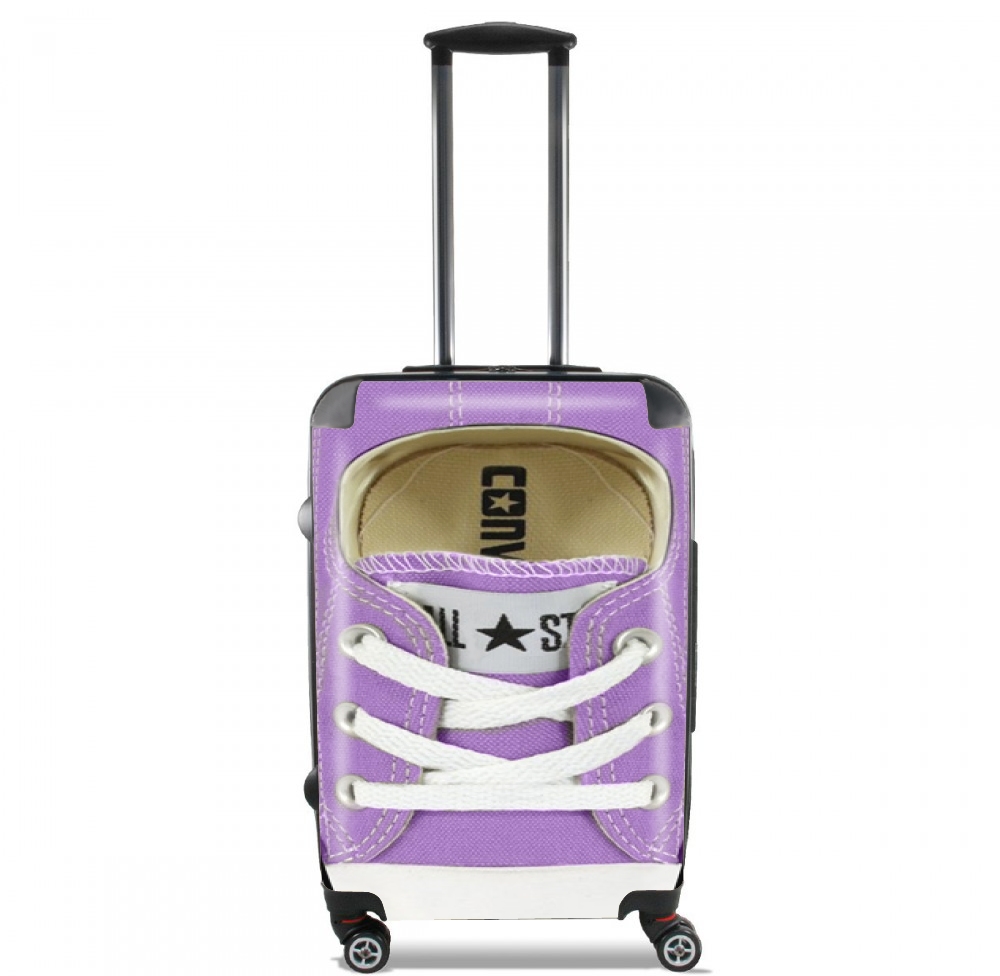 All Star Basket shoes purple für Kabinengröße Koffer