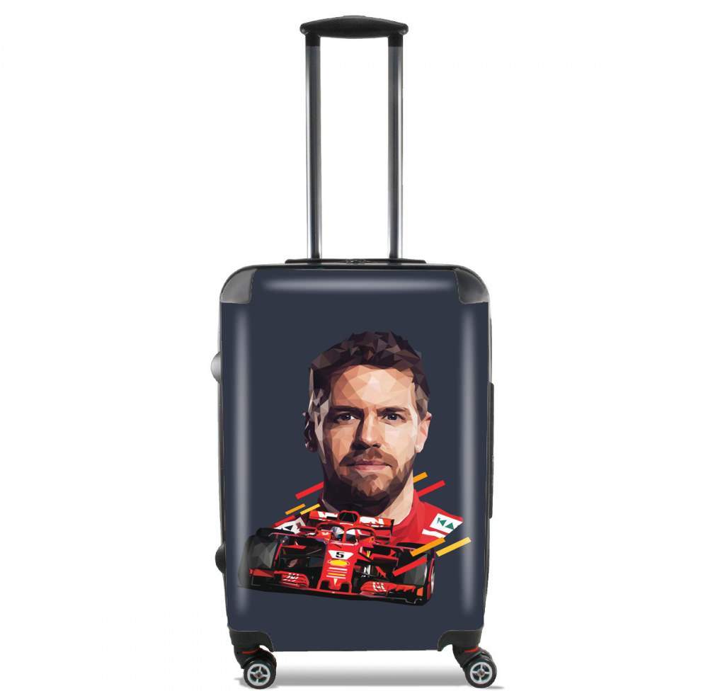 Vettel Formula One Driver für Kabinengröße Koffer
