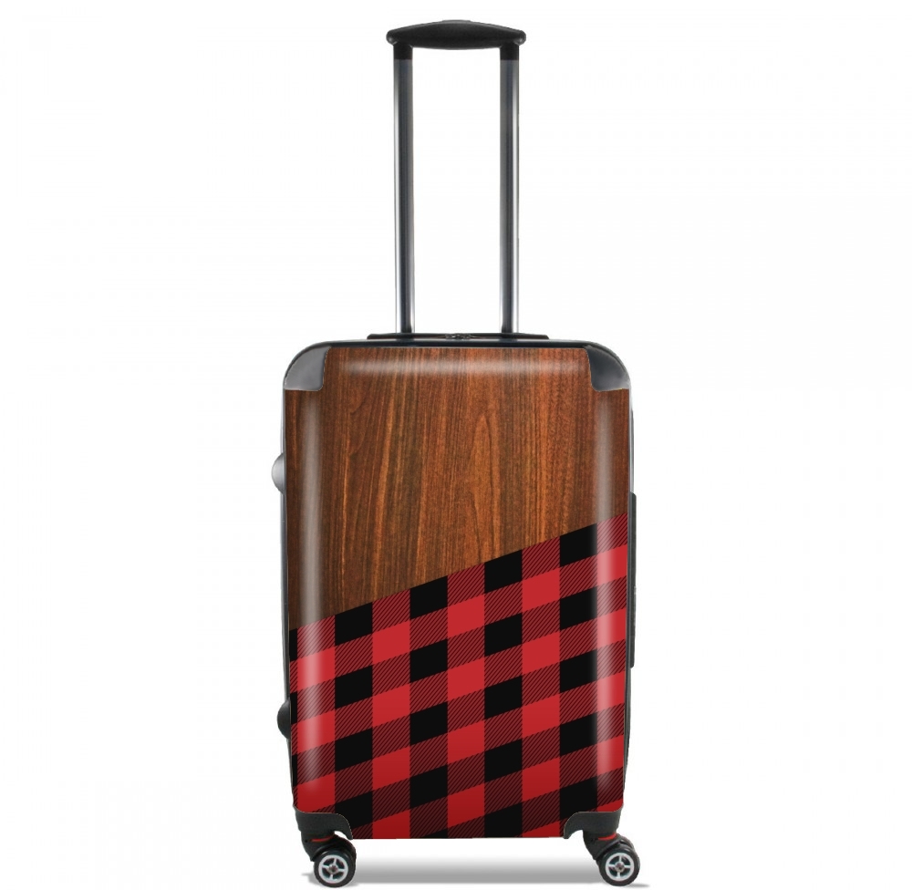 Wooden Lumberjack für Kabinengröße Koffer