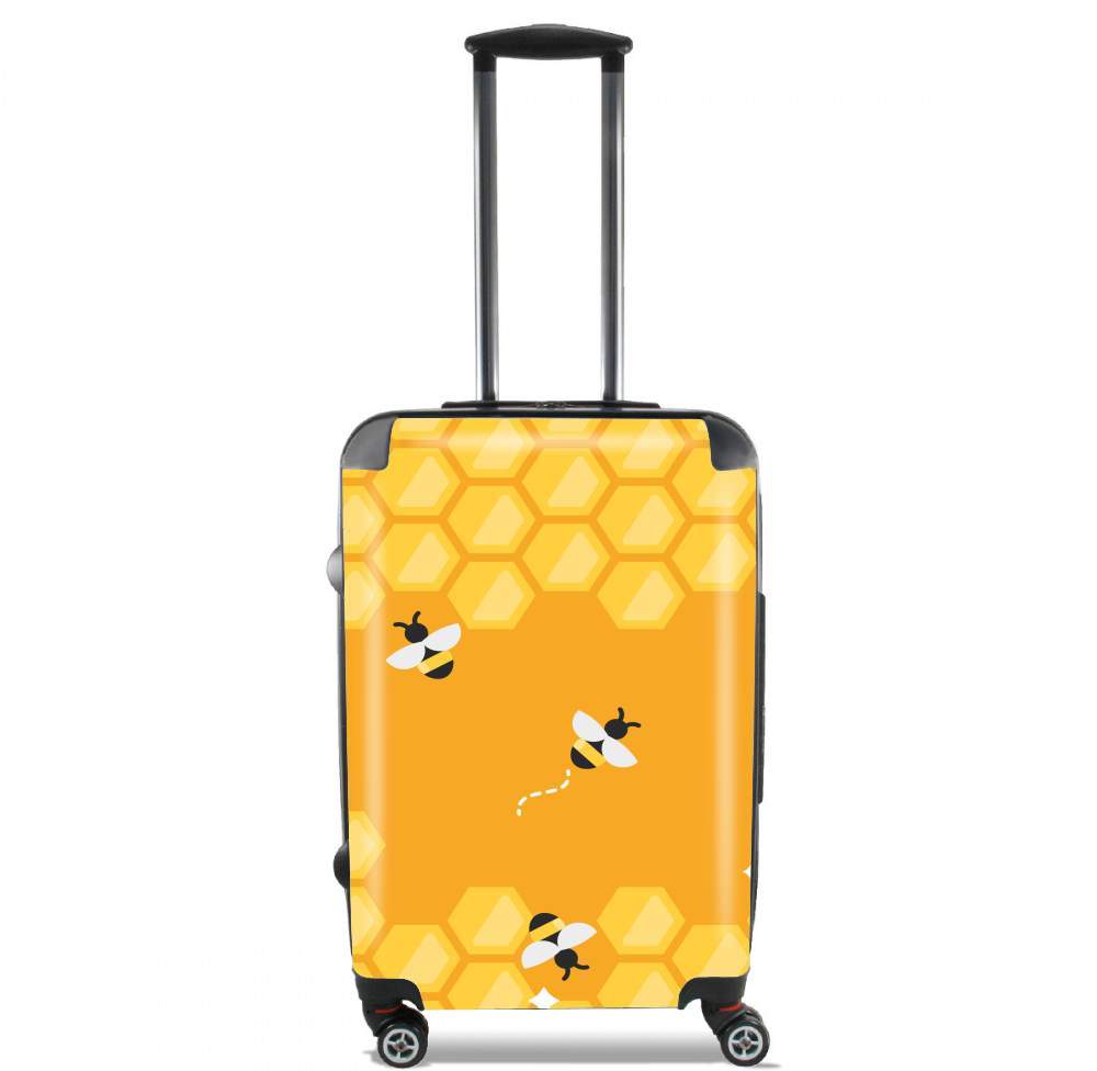 Yellow hive with bees für Kabinengröße Koffer