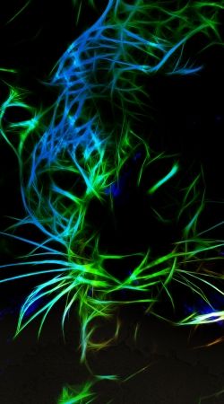 Abstract neon Leopard handyhüllen
