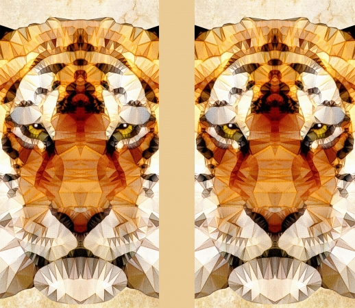 abstract tiger handyhüllen