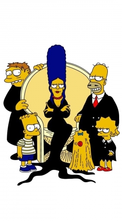 Adams Familly x Simpsons handyhüllen