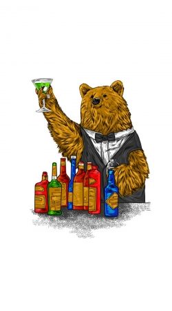 Bartender Bear handyhüllen