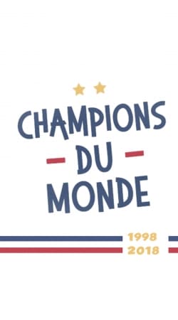 Champion du monde 2018 Supporter France handyhüllen