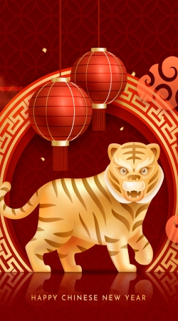 chinese new year Tiger handyhüllen