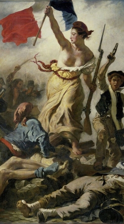 Delacroix La Liberte guidant le peuple hülle